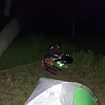 Land For Your Tent Next To A River With A Garden Shack Get Two Bicycles And Two Water Floats Use The Pinpoint Location Not The Address To Get Here Bathroom Is A Bit Different So Check Youtube Video Riverrundusko Open Showers In A Nearby Camp مكان تخييم