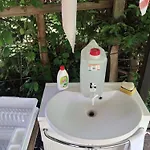 Land For Your Tent Next To A River With A Garden Shack Get Two Bicycles And Two Water Floats Use The Pinpoint Location Not The Address To Get Here Bathroom Is A Bit Different So Check Youtube Video Riverrundusko Open Showers In A Nearby Camp