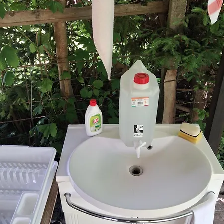 Land For Your Tent Next To A River With A Garden Shack Get Two Bicycles And Two Water Floats Use The Pinpoint Location Not The Address To Get Here Bathroom Is A Bit Different So Check Youtube Video Riverrundusko Open Showers In A Nearby Camp