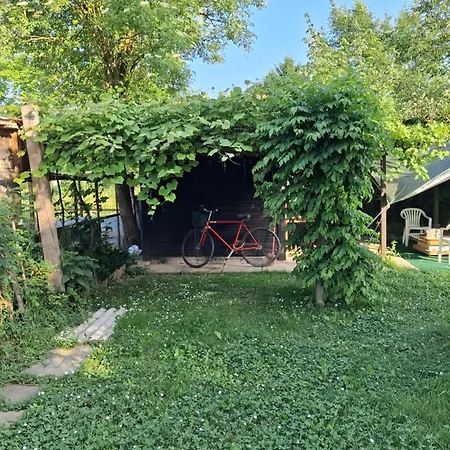 Campeggio Land For Your Tent Next To A River With A Garden Shack Get Two Bicycles And Two Water Floats Use The Pinpoint Location Not The Address To Get Here Bathroom Is A Bit Different So Check Youtube Video Riverrundusko Open Showers In A Nearby Camp *